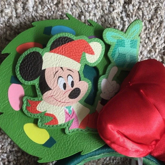 DISNEY LOUNGE FLY HOLIDAY MINNIE EARS - NWT - Picture 4 of 6